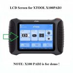 LCD Screen Display Replacement For XTOOL X100PAD3 Programmer